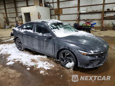 Czwarte zdjęcie samochodu z boku: 2024 HYUNDAI ELANTRA SEL VIN:KMHLS4DG3RU816093 - miniatura