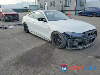 Czwarte zdjęcie samochodu z boku: 2022 BMW M4 COMPETITION VIN:WBS43AZ08NCK30336 - miniatura