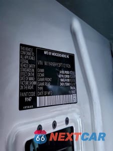 Zdjęcie 12 z 12 samochodu: 2023 MERCEDES-BENZ SPRINTER 2500 STANDARD ROOF 4-CYL DIESEL VIN:W1Y4NBHY3PT121926 - miniatura