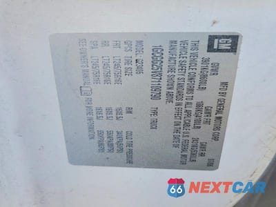 Zdjęcie 13 z 13 samochodu: 2007 CHEV EXPRESS G2500 VIN:1GCGG25V871109790 - miniatura
