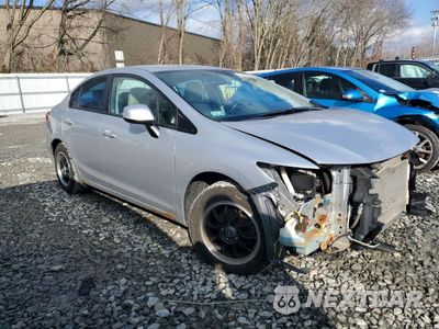 Czwarte zdjęcie samochodu z boku: 2012 HONDA CIVIC LX VIN:2HGFB2F57CH315205 - miniatura