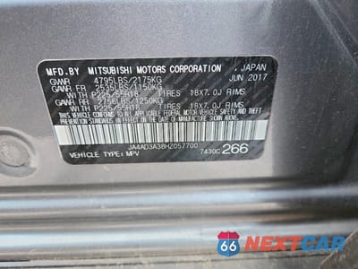 Zdjęcie 13 z 14 samochodu: 2017 MITSUBISHI OUTLANDER SE VIN:JA4AD3A38HZ057700 - miniatura