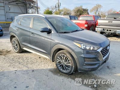 Czwarte zdjęcie samochodu z boku: 2021 HYUNDAI TUCSON VIN:KM8J33AL6MU360597 - miniatura