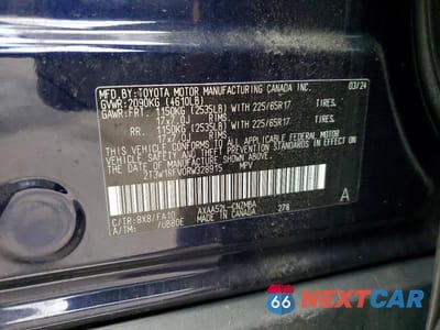 Zdjęcie 13 z 13 samochodu: 2024 TOYOTA RAV4 XLE VIN:2T3W1RFV0RW328915 - miniatura