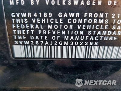 Zdjęcie 12 z 12 samochodu: 2016 VOLKSWAGEN JETTA S VIN:3VW267AJ2GM302398 - miniatura