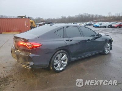Trzecie zdjęcie samochodu z tyłu: 2021 ACURA TLX TECHNOLOGY VIN:19UUB5F44MA013158 - miniatura