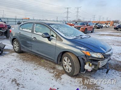 Czwarte zdjęcie samochodu z boku: 2012 HONDA CIVIC LX VIN:19XFB2F54CE016314 - miniatura