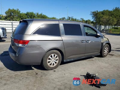 Trzecie zdjęcie samochodu z tyłu: 2017 HONDA ODYSSEY EXL VIN:5FNRL5H63HB011477 - miniatura
