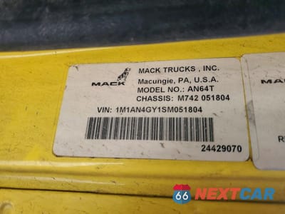 Zdjęcie 10 z 10 samochodu: 2025 MACK ANTHEM SEMI TRUCK VIN:1M1AN4GY1SM051804 - miniatura