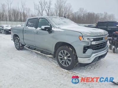 Czwarte zdjęcie samochodu z boku: 2025 CHEVROLET SILVERADO K1500 LT-L VIN:1GCPKKEK9SZ264900 - miniatura