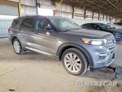 Czwarte zdjęcie samochodu z boku: 2021 FORD EXPLORER LIMITED VIN:1FM5K8FWXMNA11375 - miniatura