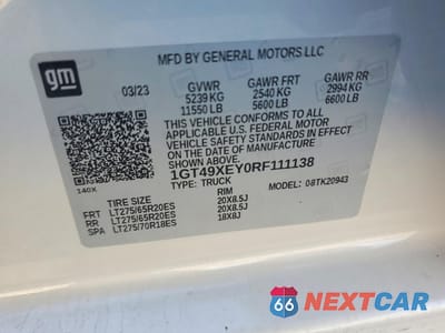 Zdjęcie 12 z 13 samochodu: 2024 GMC SIERRA K2500 DENALI ULTIMATE VIN:1GT49XEY0RF111138 - miniatura