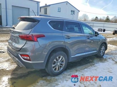 Trzecie zdjęcie samochodu z tyłu: 2019 HYUNDAI SANTA FE SE VIN:5NMS23AD5KH111653 - miniatura
