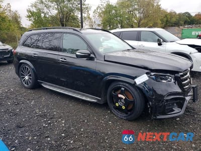 Czwarte zdjęcie samochodu z boku: 2024 MERCEDES-BENZ GLS 580 4MATIC VIN:4JGFF8FE4RB187380 - miniatura