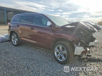 Czwarte zdjęcie samochodu z boku: 2016 TOYOTA HIGHLANDER LIMITED VIN:5TDDKRFH9GS256383 - miniatura