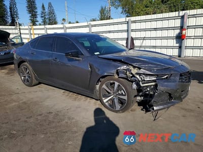 Czwarte zdjęcie samochodu z boku: 2025 ACURA TLX TECHNOLOGY VIN:19UUB5F42SA000177 - miniatura
