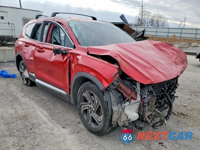 Czwarte zdjęcie samochodu z boku: 2022 HYUNDAI SANTA FE SEL VIN:5NMS24AJ2NH440729 - miniatura