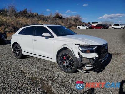 Czwarte zdjęcie samochodu z boku: 2019 AUDI Q8 PREMIUM PLUS S-LINE VIN:WA1EVAF15KD026077 - miniatura