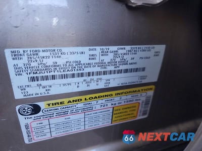 Zdjęcie 14 z 14 samochodu: 2020 FORD EXPEDITION KING RANCH VIN:1FMJU1PT1LEA01353 - miniatura