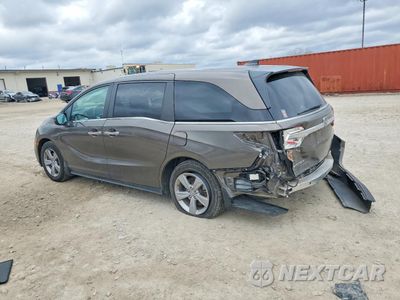 Drugie zdjęcie samochodu z przodu: 2019 HONDA ODYSSEY EXL VIN:5FNRL6H72KB091912 - miniatura