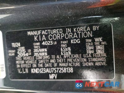 Zdjęcie 13 z 13 samochodu: 2025 KIA SOUL LX VIN:KNDJ23AU7S7258138 - miniatura