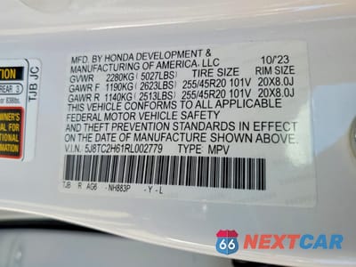 Zdjęcie 13 z 13 samochodu: 2024 ACURA RDX A-SPEC VIN:5J8TC2H61RL002779 - miniatura