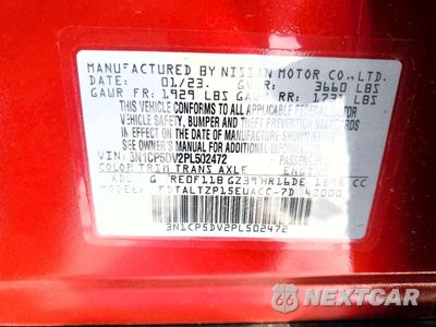 Zdjęcie 12 z 12 samochodu: 2023 NISSAN KICKS SR VIN:3N1CP5DV2PL502472 - miniatura