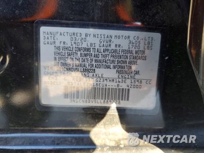 Zdjęcie 12 z 13 samochodu: 2020 NISSAN VERSA S VIN:3N1CN8DV5LL889228 - miniatura