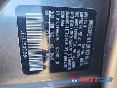 Zdjęcie 13 z 13 samochodu: 2019 NISSAN ROGUE SPORT S VIN:JN1BJ1CP9KW526960 - miniatura