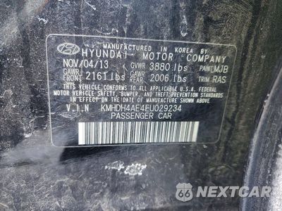 Zdjęcie 12 z 13 samochodu: 2014 HYUNDAI ELANTRA SE VIN:KMHDH4AE4EU029234 - miniatura