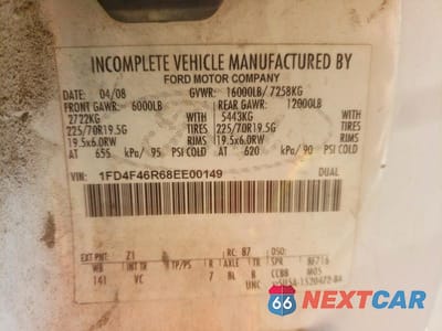 Zdjęcie 12 z 12 samochodu: 2008 FORD F450 SUPER DUTY VIN:1FD4F46R68EE00149 - miniatura
