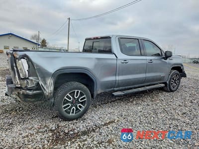 Trzecie zdjęcie samochodu z tyłu: 2019 GMC SIERRA K1500 AT4 VIN:1GTP9EED8KZ397193 - miniatura