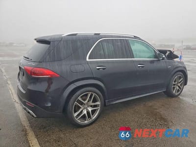 Trzecie zdjęcie samochodu z tyłu: 2022 MERCEDES-BENZ GLE AMG 53 4MATIC VIN:4JGFB6BB3NA582047 - miniatura