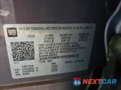 Zdjęcie 13 z 13 samochodu: 2024 CHEVROLET EQUINOX 3LT VIN:3GN7DMRP1RS285072 - miniatura
