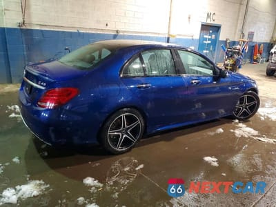 Trzecie zdjęcie samochodu z tyłu: 2018 MERCEDES-BENZ C 43 4MATIC AMG VIN:55SWF6EB3JU266748 - miniatura