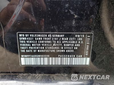 Zdjęcie 12 z 13 samochodu: 2016 VOLKSWAGEN E-GOLF SEL PREMIUM VIN:WVWPP7AU9GW903596 - miniatura