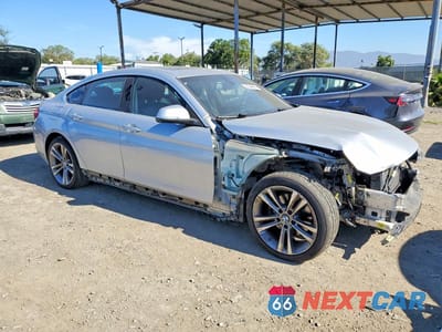 Czwarte zdjęcie samochodu z boku: 2019 BMW 430I GRAN COUPE VIN:WBA4J1C52KBM13392 - miniatura