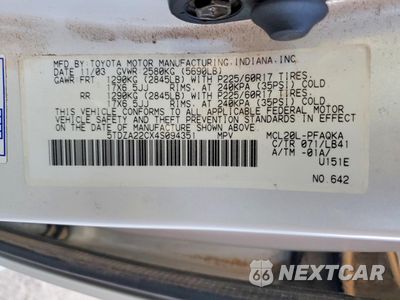 Zdjęcie 13 z 13 samochodu: 2004 TOYOTA SIENNA XLE VIN:5TDZA22CX4S094351 - miniatura