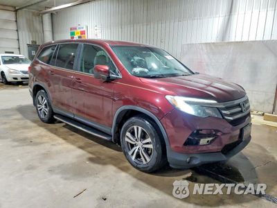 Czwarte zdjęcie samochodu z boku: 2018 HONDA PILOT EXL VIN:5FNYF6H52JB070834 - miniatura