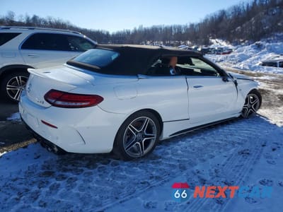 Trzecie zdjęcie samochodu z tyłu: 2021 MERCEDES-BENZ C 43 AMG VIN:W1KWK6EB8MG046180 - miniatura