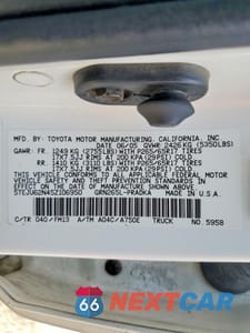 Zdjęcie 12 z 12 samochodu: 2005 TOYOTA TACOMA DOUBLE CAB PRERUNNER VIN:5TEJU62N45Z106950 - miniatura