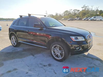 Czwarte zdjęcie samochodu z boku: 2017 AUDI Q5 PREMIUM PLUS VIN:WA1L2AFP9HA030437 - miniatura