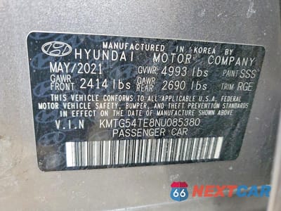 Zdjęcie 12 z 12 samochodu: 2022 GENESIS G70 BASE VIN:KMTG54TE8NU085380 - miniatura