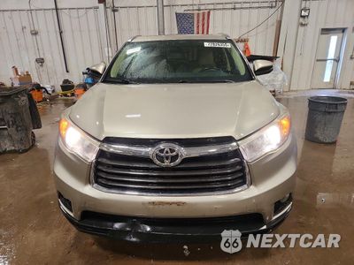 Piąte zdjęcie samochodu w środku: 2015 TOYOTA HIGHLANDER XLE VIN:5TDJKRFH9FS218847 - miniatura