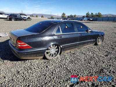 Trzecie zdjęcie samochodu z tyłu: 2000 MERCEDES-BENZ S 430 VIN:WDBNG70J1YA070906 - miniatura