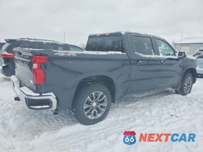 Trzecie zdjęcie samochodu z tyłu: 2023 CHEVROLET SILVERADO K1500 LT-L VIN:3GCPDKEK9PG232918 - miniatura