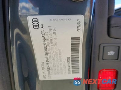 Zdjęcie 12 z 12 samochodu: 2017 AUDI A4 PRESTIGE VIN:WAUFNAF46HN057732 - miniatura