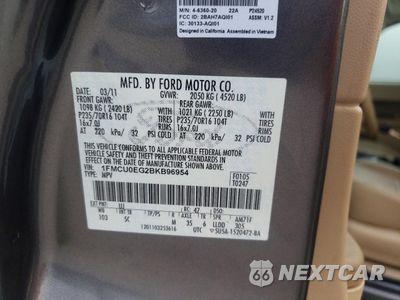 Zdjęcie 14 z 15 samochodu: 2011 FORD ESCAPE LIMITED VIN:1FMCU0EG2BKB96954 - miniatura