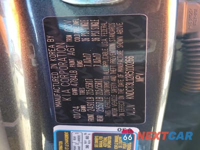 Zdjęcie 12 z 12 samochodu: 2024 KIA NIRO WAVE VIN:KNDCT3L12R5110266 - miniatura