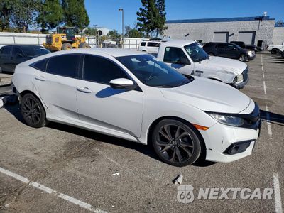 Czwarte zdjęcie samochodu z boku: 2019 HONDA CIVIC SPORT VIN:2HGFC2F83KH548181 - miniatura